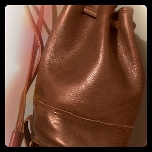 Vintage Coach drawstring bucket bag